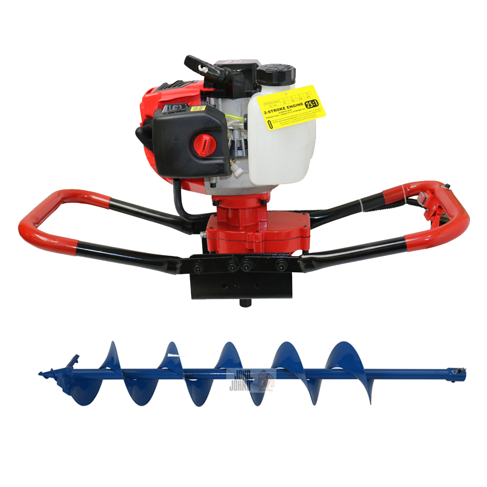 Post Hole Digger + 150mm Earth Auger Drill Bit